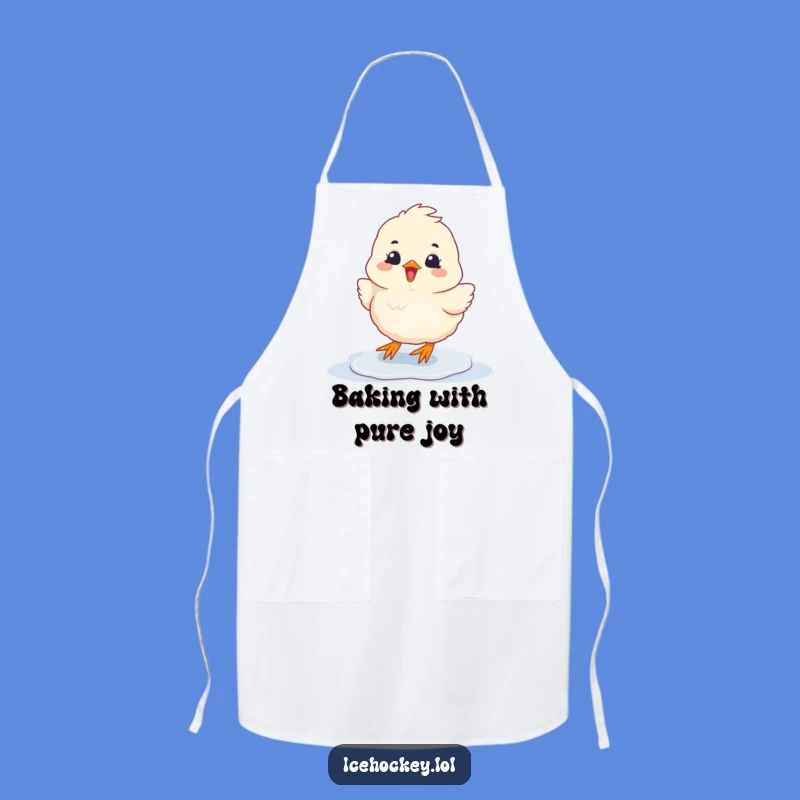 Funny Chick Sliding Apron: Cook with Glee Gift