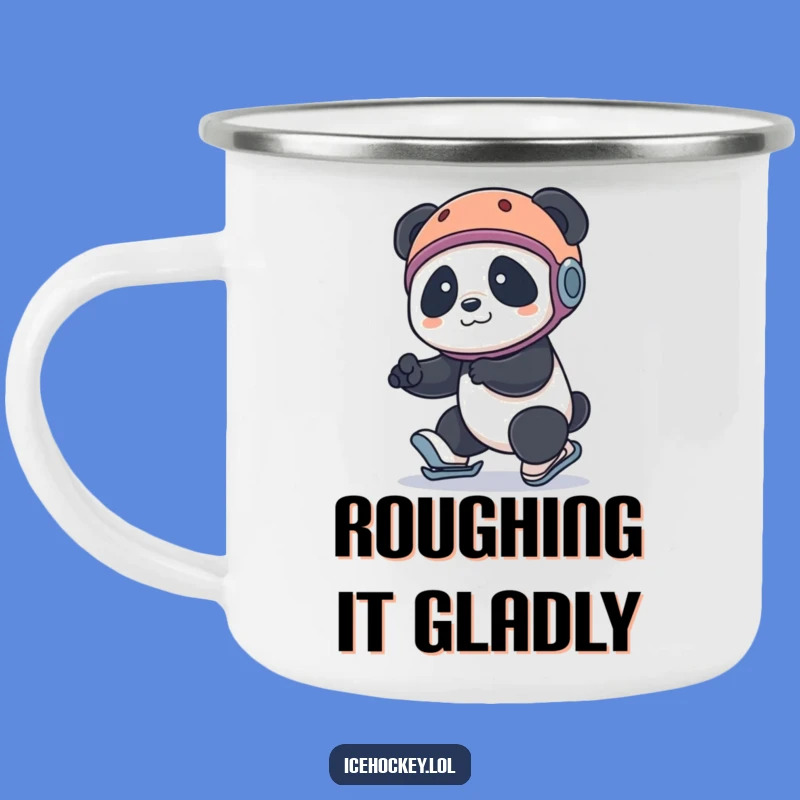 Funny Panda Skater Camping Mug: Adventure with Hilarious Mishaps!