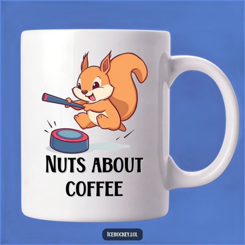 Funny Squirrel Goalie Mug: Hilarious Hockey Hero Gift for Fans!