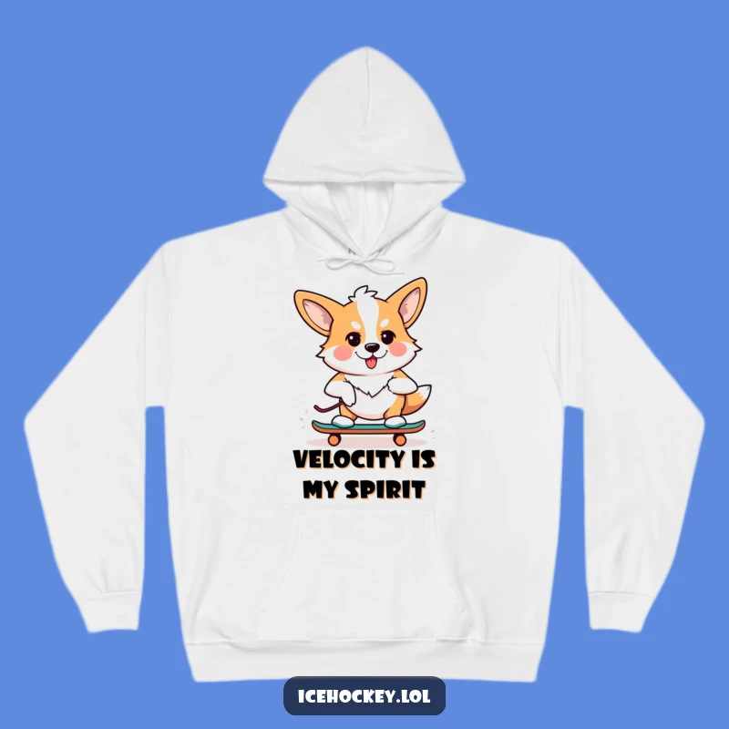 Funny Determined Corgi Hoodie - Cozy and Hilarious Pet Lover Gift
