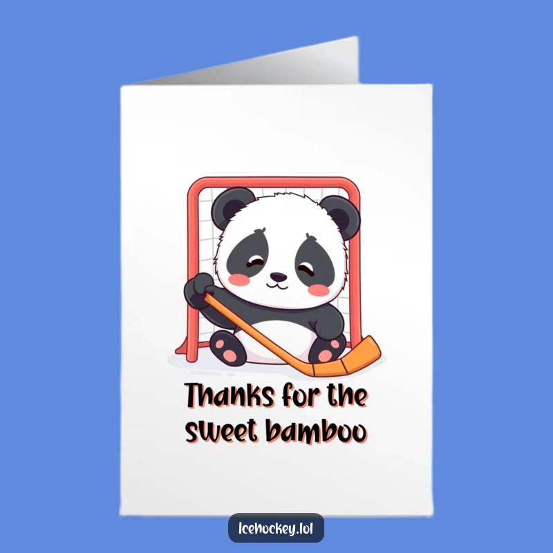 Free Printable Thank You Card: Panda's Grateful Bewilderment, Downloadable Charm