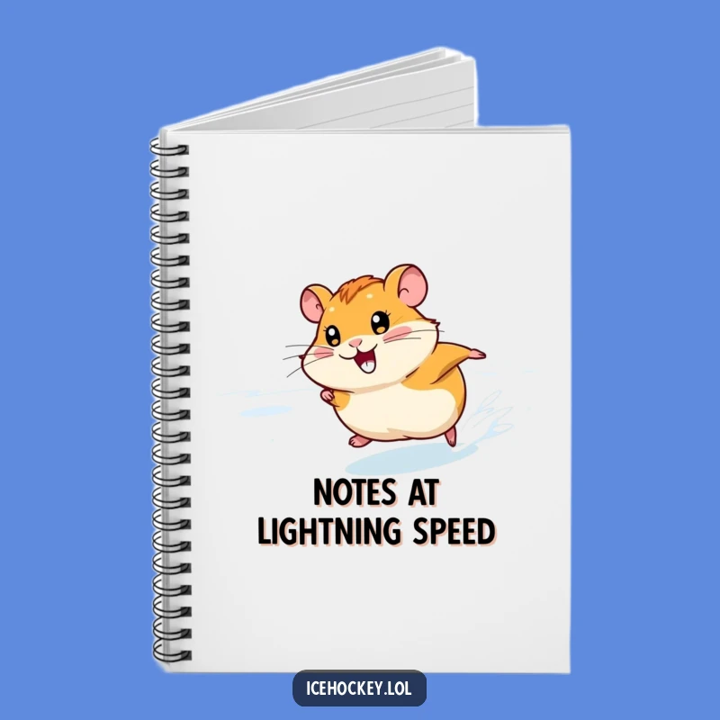 Funny Hamster Speed Notebook: Jot Down Ideas with Fast Racer